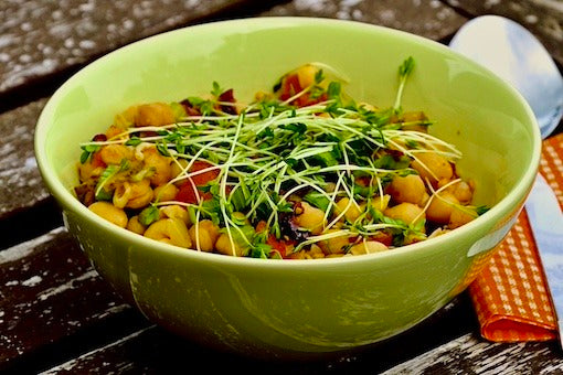 A Simple Sustenance: Mediterranean Chickpea Salad